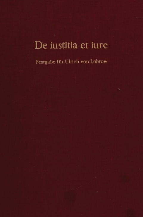 De iustitia et iure. - 