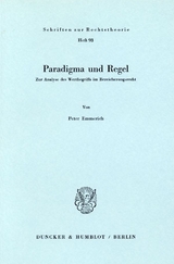 Paradigma und Regel. - Peter Emmerich