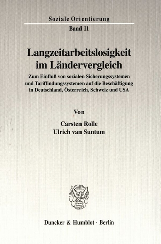 Langzeitarbeitslosigkeit im Ländervergleich.