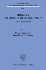 Reforming the International Economic Order. - 