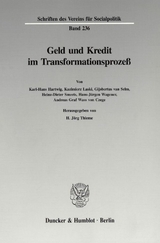 Geld und Kredit im Transformationsproze&szlig;. - 
