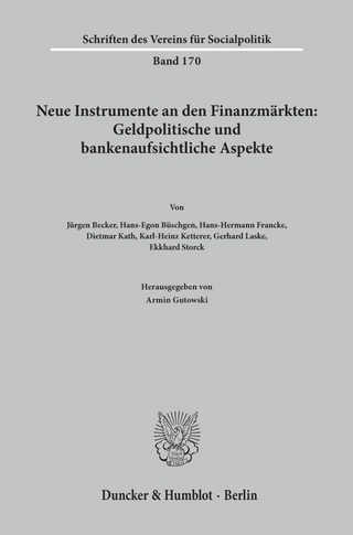 Neue Instrumente an den Finanzmärkten.