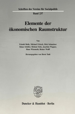 Elemente der ökonomischen Raumstruktur.