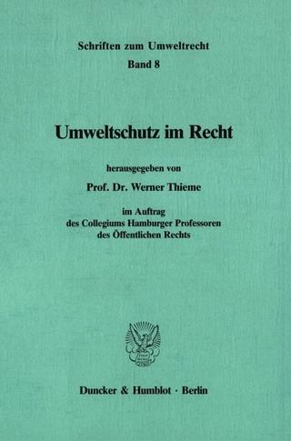 Umweltschutz im Recht.