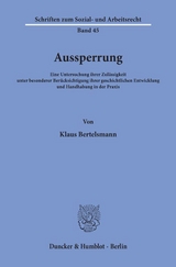 Aussperrung. - Klaus Bertelsmann
