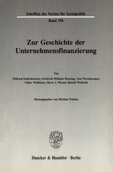 Zur Geschichte der Unternehmensfinanzierung. - 