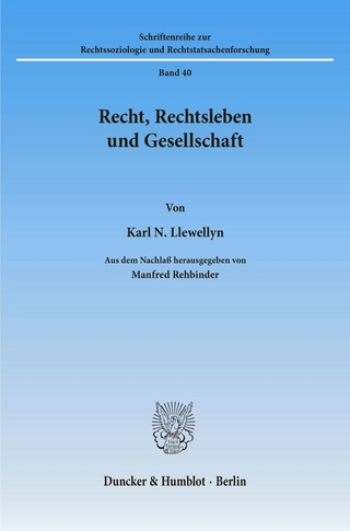 Recht, Rechtsleben und Gesellschaft.
