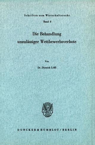 Die Behandlung unzulässiger Wettbewerbsverbote.