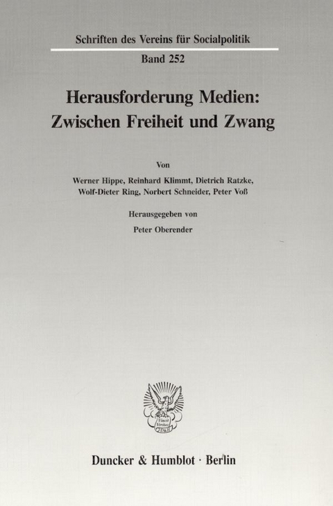 Herausforderung Medien: Zwischen Freiheit und Zwang. - 