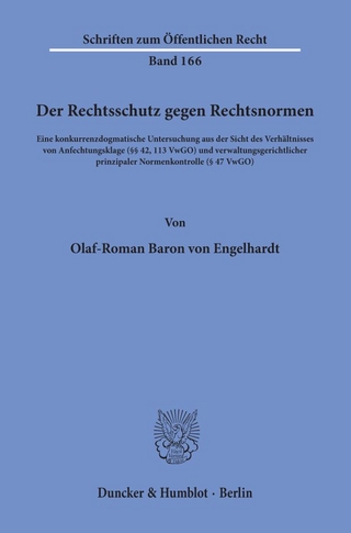 Der Rechtsschutz gegen Rechtsnormen.