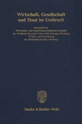 Wirtschaft, Gesellschaft und Staat im Umbruch. - 