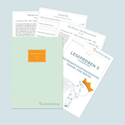 Leseproben 3 (Die Bremer Stadtmusikanten + H&auml;nsel und Gretel) - Anja Mahl, Magdalena Geigl