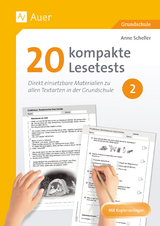 20 kompakte Lesetests f&uuml;r Klasse 2 - Anne Scheller