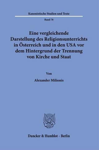 Eine vergleichende Darstellung des Religionsunterrichts in Österreich und in den USA vor dem Hintergrund der Trennung von Kirche und Staat.