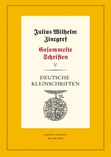 Deutsche Kleinschriften - Julius Wilhelm Zincgref