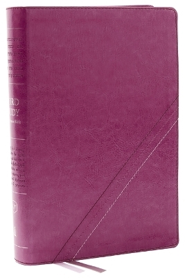 KJV, Word Study Reference Bible, Leathersoft, Pink, Red Letter, Comfort Print -  Thomas Nelson