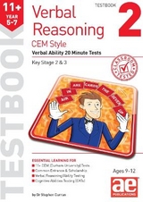 11+ Verbal Reasoning Year 5-7 CEM Style Testbook 2 - Curran, Stephen C.; MacKay, Katrina; Richardson, Andrea F.