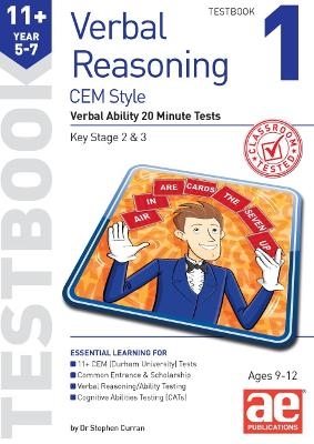 11+ Verbal Reasoning Year 5-7 CEM Style Testbook 1 - Stephen C. Curran, Katrina MacKay