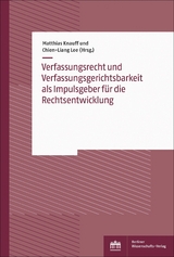 Verfassungsrecht und Verfassungsgerichtsbarkeit als Impulsgeber f&uuml;r die Rechtsentwicklung - 