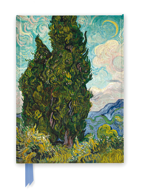 Vincent van Gogh: Cypresses (Foiled Journal) - 