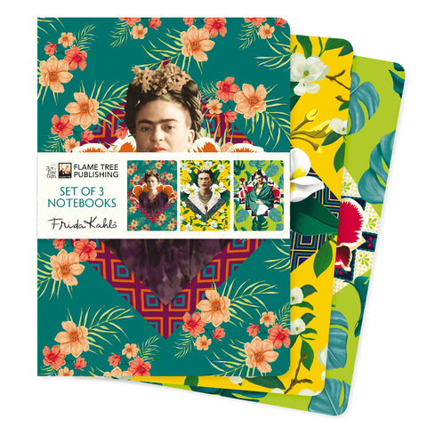 Frida Kahlo Set of 3 Standard Notebooks - 