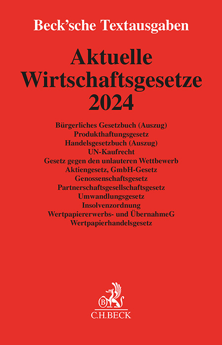 Aktuelle Wirtschaftsgesetze 2024