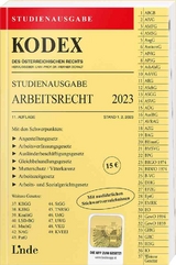 KODEX Studienausgabe Arbeitsrecht 2023 - Ercher-Lederer, Gerda; Stech, Edda; Doralt, Werner