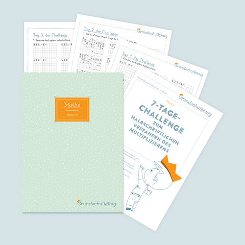 7-Tage-Challenge zum halbschriftlichen Verfahren der Multiplikation, 4. Klasse - Manuela Winter, Magdalena Geigl