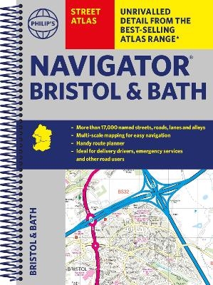 Philip's Navigator Street Atlas Bristol  & Bath -  Philip's Maps