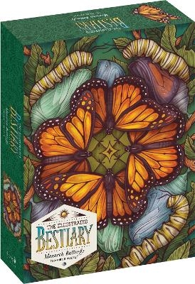 The Illustrated Bestiary Puzzle: Monarch Butterfly (750 pieces) - Maia Toll