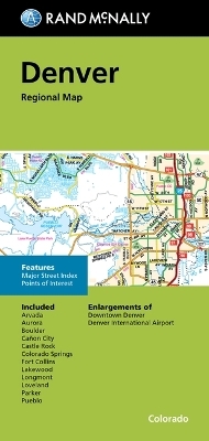 Rand McNally Folded Map: Denver Regional Map