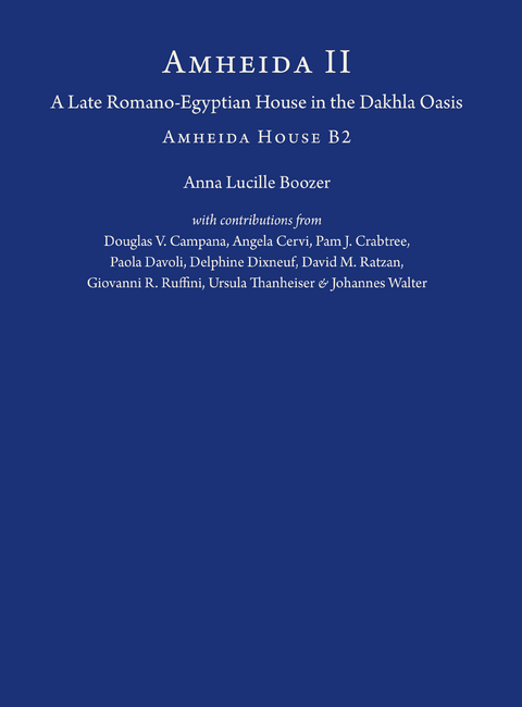 Amheida II - Anna Lucille Boozer