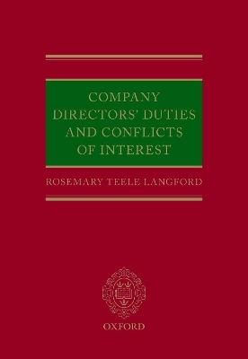 Company Directors' Duties and Conflicts of Interest