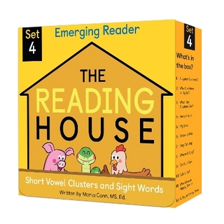 The Reading House Set 4: Short Vowel Clusters and Sight Words