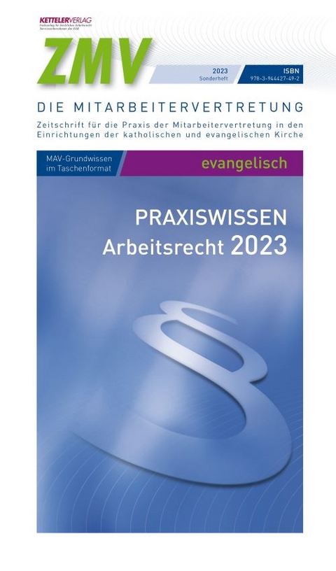 ZMV Praxiswissen Arbeitsrecht 2023 evangelisch - Andr&eacute; Fitzthum