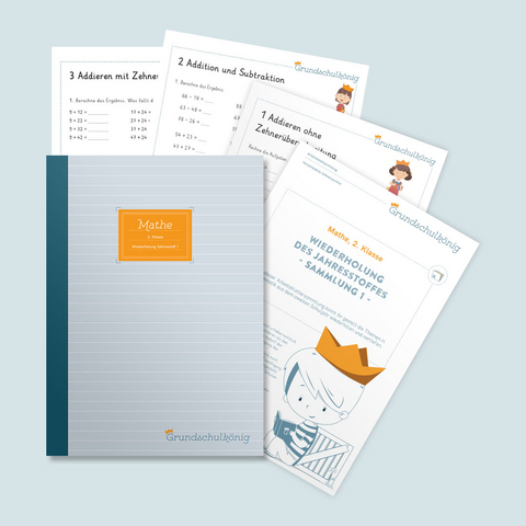 Grundschule - Mathe, 2. Klasse: Wiederholung des Jahresstoffs - Teil 1 - Manuela Winter, Sabrina Nägl