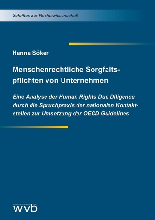 Menschenrechtliche Sorgfaltspflichten von Unternehmen