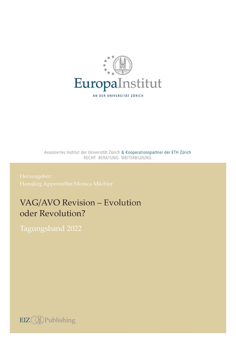 VAG/AVO Revision - Evolution oder Revolution? - 