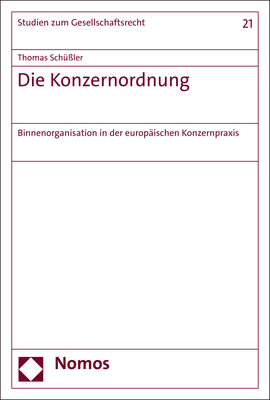 Die Konzernordnung - Thomas Sch&uuml;&szlig;ler