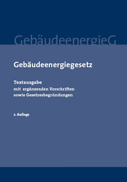 Geb&auml;udeenergiegesetz