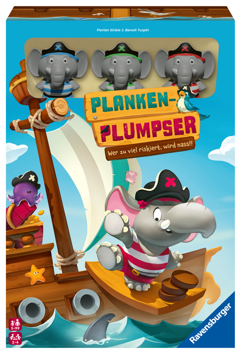 Planken-Plumpser - Kinderspiel ab 5 Jahre - Florian Sirieix, Benoit Turpin