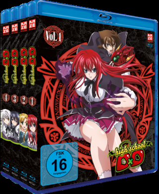 Highschool DxD - Staffel 1 - Gesamtausgabe - Bundle Vol.1-4 (4 Blu-rays)