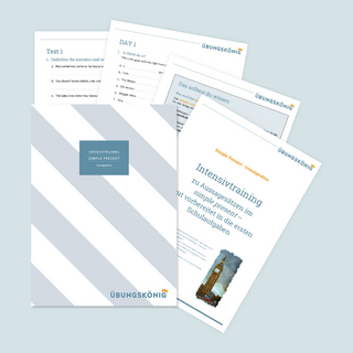 Englisch, 5. Klasse: Intensivtraining zu Aussagesätzen im Simple Present