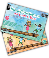 Blockfl&ouml;te lernen mit Lotti & Ben &ndash; Band 1 + 2 im Set! - Susanne Hossain