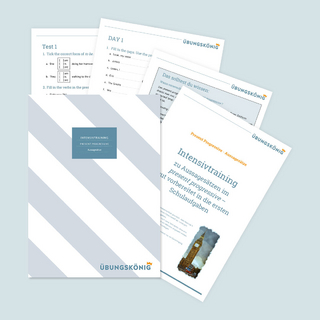 Englisch, 5. Klasse: Intensivtraining zu Aussagesätzen im Present Progressive