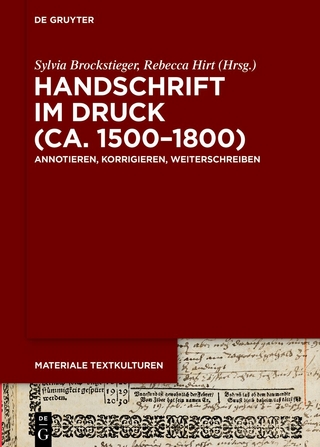 Handschrift im Druck (ca. 1500–1800)