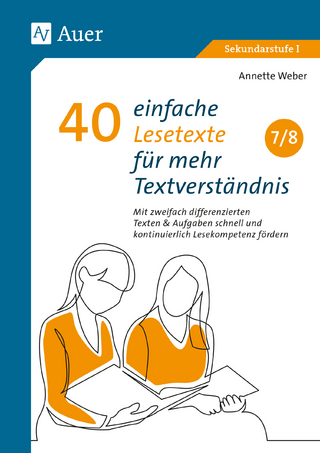 40 einfache Lesetexte für mehr Textverständnis