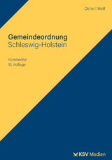 Gemeindeordnung Schleswig-Holstein - Dehn, Klaus D; Wolf, Thorsten I