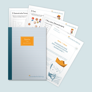 Grundschule - Mathe, 1. Klasse: Wiederholung des Jahresstoffs - Teil 1