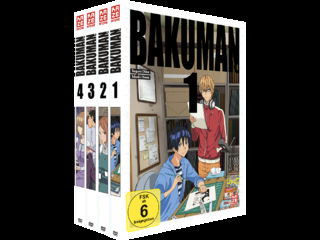 Bakuman - Staffel 1 - Gesamtausgabe - Bundle - Vol.1-4 (4 DVDs)